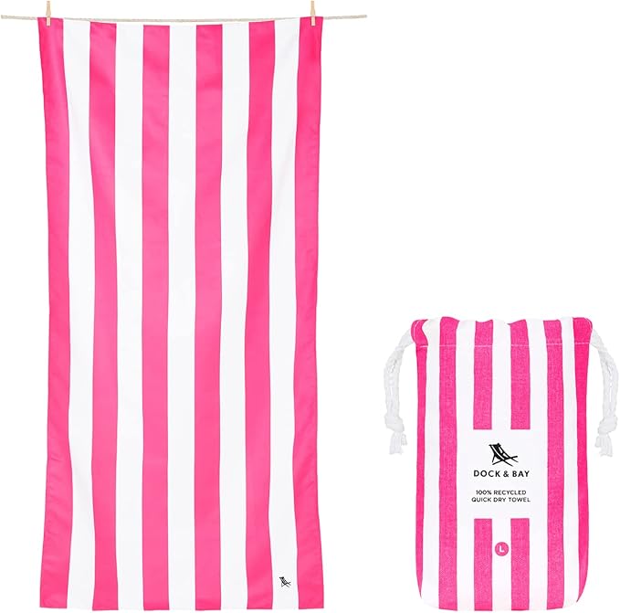 Dock & Bay Quick‑Dry Microfiber Beach Towel