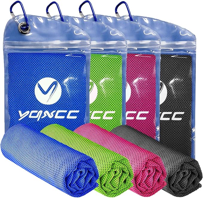 Cooling Towel for Hot Weather (4‑Pack)
